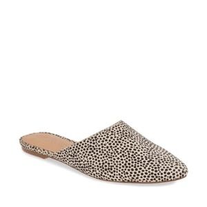 Madewell 7 Remi Mule Spotted Calf Hair
